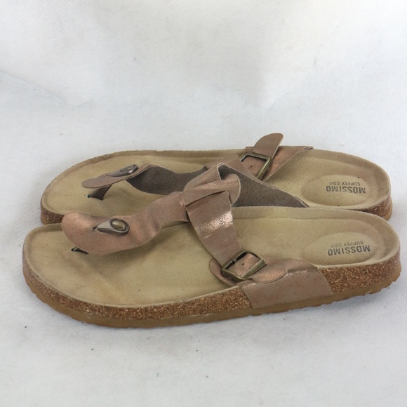 MOSSIMO SUPPLY CO. Copper T-Strap Sandals - Picture 2 of 7